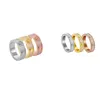 خواتم الفرقة والمجوهرات التيتانيوم الصلب الاشتباك خاتم الزواج 2/3 صفوف الزركون الماس للرجال والنساء 3 اللون حدد الحجم (5-11)