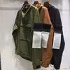 Chaqueta impermeable estilo militar Stormsuit bolsillo grande actividades al aire libre otoño abrigo ligero a prueba de viento