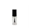 5ml Square Glass Bottle With Brush Empty Transparent Makeup Tool Nail Polish Containers Clear-Glass Glue Bottles For Sample SN3053
