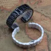 Titta på band WatchBands 12mm 14mm 16mm 18mm 20mm 22mm White Pure Ceramic Band Rem Armband Ladys Belt Fashion Bright Accessories