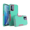 Hybrid Armor Durable Hard PC Flexibel TPU Defender Telefon Fodraler för OnePlus Nord N200 5G Shock Procent Gummi Protective Mobile Back Cover D1