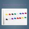 50pcs Push Pin Magnet Thumbtacks Strong Neodymium Magnetic Canes Fridge Whiteboard Magnets Office Home 7 Colors3489556