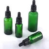 Bouteilles de Pipette de réactif liquide en verre vert 5ml-100ml compte-gouttes aromathérapie huiles essentielles bouteille de parfums