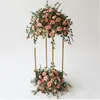 Candle Holders 14pcs)Wedding Decoration Gold Metal Flower Stand Column For Wedding Table Centerpiece Event Party 1432