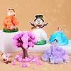 Kit de cristal DIY de papel de árbol de novedad de crecimiento rápido para decoración de fiestas para niños