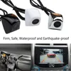 Câmeras de câmeras de vista traseira do carro Sensores de estacionamento Revertendo a câmera de 170 graus de visão noturna metal à prova d'água
