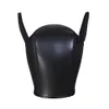 Fetish Sexyy Dog Mask BDSM Bondage Puppy Play Hoods Slave Rubber Pup Adult Games Restraint Flirting Toys For Men Women Couples