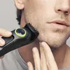 Machine à raser le corps du visage pour hommes, tondeuse à cheveux, rasoir électrique professionnel rechargeable, ensemble de toilettage pour barbe