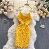 Summer Women Mini Party Spaghetti Strap White Lace Sexy Bodycon Short Pencil Dress 210415