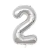 Ballons numériques 32 pouces, 50 pièces/lot, en aluminium, chiffres 0-9, décorations pour fête d'anniversaire et de mariage, vente en gros