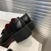 2022 Lyxig designer loafers bra kvalitet klänning skor kalfskin populära mode heta 5cm häl högt