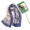 Foulard hijab en coton cajou musulman glands floraux châles bandeau enveloppe foulards légers long pashmina cadeau de fête belle