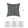 Poduszka/poduszka dekoracyjna ciemnoszare kropki dalmatyckie druk kwadratowy cuter