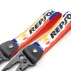 Porte-clés voiture moto Logo porte-clés Nylon imprimé motif porte-clés étiquette lanière pour REPSOL Power Motorrad Auto accessoires