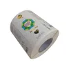Etichetta adesiva adesiva autosigillante in rotolo di lamina d'oro personalizzata Imballaggio di rotolamento Etichette per l'imballaggio del tè Stampa di adesivi impermeabili