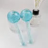 2PC Set Facial Cold Globes Skincare Tools Ice Face Roller Massager Beauty Cooling Globe Balls For Neck Eyes Tighten Skin