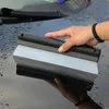 Ny icke-skrap flexibel mjuk silikon handy squeegee bil vatten fönster torkar torkning blad ren skrapa film skrapa