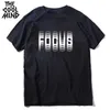 COOLMIND 100% cotton summer loose focus print men T shirt casual o-neck tshirt short sleeve t-shirt male tee shirts 210629