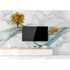 Custom 3D Po Wallpaper European Style Tree Deer Marble Texture Living Room TV Background Decor Wall Painting Wallpapers256U