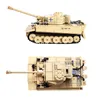 WW2 Militär 995 st Panzer tysk kung Tiger Tank Byggkloss Assault Soldat Armé Modell Figurer Tegelstenar Barn Presenter Leksaker Q0624