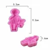 3D Boy Girl Baby Doll Bear Silikonowe ciasto Mold Baby Fondant Cake Dekorowanie