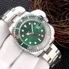 ساعات للرجال Wristwatch Green 904L الفولاذ ساعة الساعات السيراميك مدي الآلات الأوتوماتيكية المقاوم للصدأ ساعات المعصم 82218p