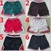 Team Basketbal Shorts Just Don Wear Sportbroek Met Zak Rits Joggingbroek Hip Pop Blauw Wit Zwart Paars Man Gestikt Maat S-XXXL