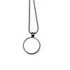 Warmteoverdracht Hanger Ketting Sublimatie Blanco Metal Round Ketting Mode-sieraden Accessoires Creative Gift