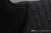 メンズカジュアルセーター5色リブカートルネックプルオーバー長袖ソリッドセーターの秋と冬