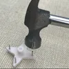 Mini Claw Hammer Multi Function Portable Hushållsverktyg Plasthandtag Seamless Nail Iron Hammers 18cm