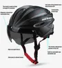 GUB K80 Plus Elmets con occhiali da magneti adsorbimento modellato integralmente modellato mtb bici da strada tappo da uomo sicuro donne casco da ciclismo