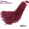 36 Pouces Messy Boho Nu Doux Locs Bouclés Crochet Tressage Extensions De Cheveux Synthétiques Déesse Naturelle Faux Loc Afro Dread Tresses Pour Les Femmes Noires