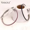 CLR. Enamel Top Quality Stainless Steel Bangle Cuff Bracelets Accessories For Women Clothing Trendy Jewelry