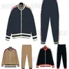 spring mens Designer luxury clothing Tracksuits classic Sets womens zipper letter Print Running Suits pants jacket