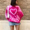 Vintage lange sweatshirt vrouwen y2k anime vrouwelijke kleding voor tieners kawaii goth esthetische grunge streetwear LQ8031W0J 210712