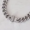 Kärleksarmband Mens Neckor smycken Kvinnor hänger högkvalitativa magnetiska knappar rostfritt stål titan diamant mode halsband flera stilar med låda