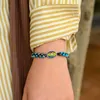 Classic Charm Bracelets Emperor Jasper String Braided Macrame Teengirls Wrap Bracelet Femme Women Jewelry Tennis