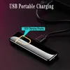 Novelty Electric Touch Sensor Cool Lighter Fingerprint Sensor USB Rechargeable Portable Windproof lighters Smoking Accessories FY4461 C0815G01