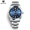 Wristwatches BENYAR 2021 Stainless Steel Automatic Men Watches Top Brand Waterproof Luxury Mechanical Wristwatch Relogio Masculino