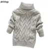 kinder strickte turtleneck pullover