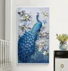 Wallpapers Custom Modern 3d Po Wallpaper Relief Peacock Oil Painting Coffee Store Wall Mural Deur Living Room BALWAY Decor