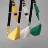 디자이너 숄더백 삼각형 순수한 색상 지갑 유니니스 렉스 스타일 2 인의 패션 가방 고품질 소프트 가죽 포켓이있는 지갑