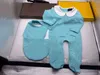Sets Brand Toddler Infant Romper Designer Baby Clothing Boys Girls Full Sleeve Cotton Jumpsuits Rompers Hat 8955082