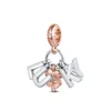 Design original 925 Perles d'argent Fit Pandora Charms Bracelet DIY Collection de voyage Fille Femmes Femmes Bijoux Fine Cadeau