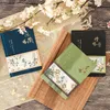 Couleur à l'intérieur de la page Notebook Style chinois Creative Flower Hardcover Diary Books Weekly Planner Handbook Scrapbook Beautiful Gift 210611