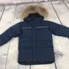 Weiyi Winter Down Parka Kids Jassen Daunejacke Wyndhams outwear Casaco de pele grande com capuz Itália Jaqueta Ártica Infantil Juventude Doudoune Manteau