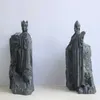 Vilead Argonh Bookend Resin Skulptur Gates of Gondor Retro Decoration Office Desktop Tillbehör Staty Modern Art 210804