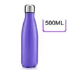 Cola Shaped Water bottle Insulated Double Wall Vacuum Heathsafety BPA Stainless Steel Highluminance Thermos Bottles 500MLa22397822