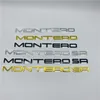 Accessoires de voiture pour Mitsubishi Montero SR LS, emblème de porte arrière, porte latérale, Logo de garde-boue, mots, plaque signalétique, décalcomanie 7712716