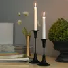 Candle Holders Retro Holder Wedding Decoration Modern Black Centerpiece Candlestick Dining Table